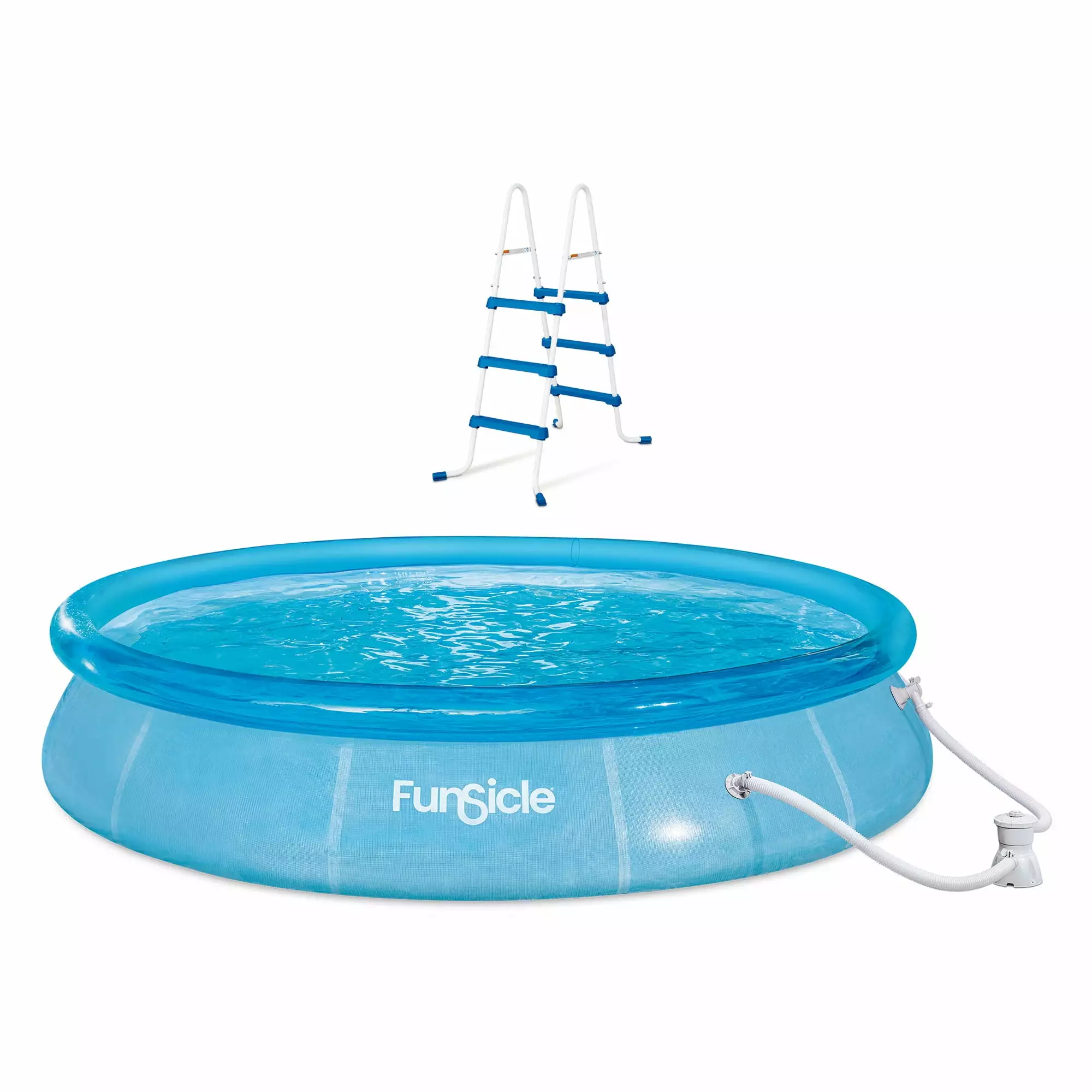 Funsicle 36 SureStep Pool Ladder Compatible 12' x 30 QuickSet Inflatable Pool Safety Accessory