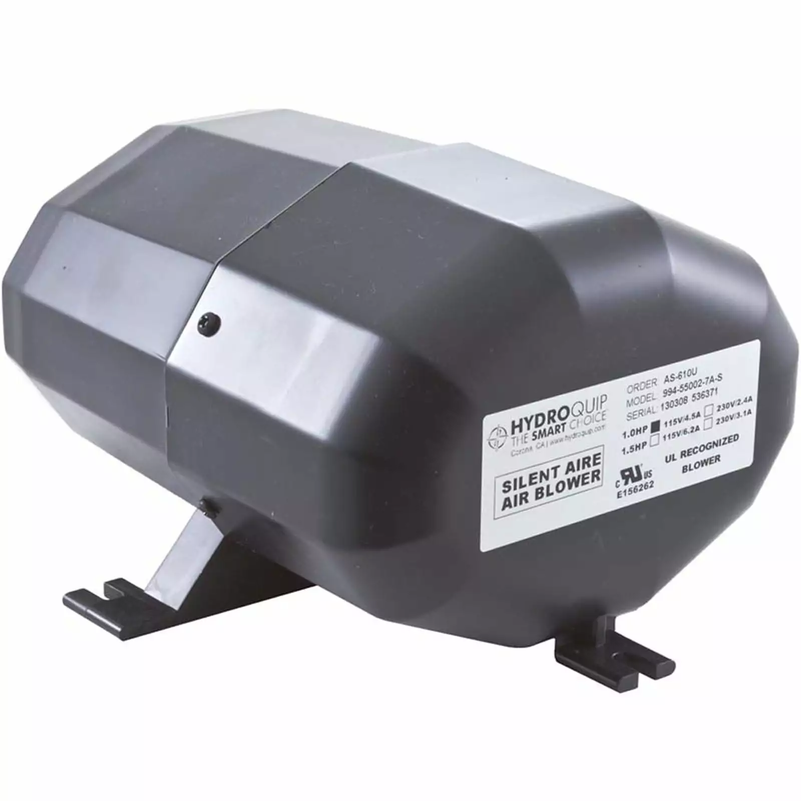 HydroQuip Silent Aire. 1.0hp. 115v. 4.8A. 3 or 4 pin AMP Hydro Quip
