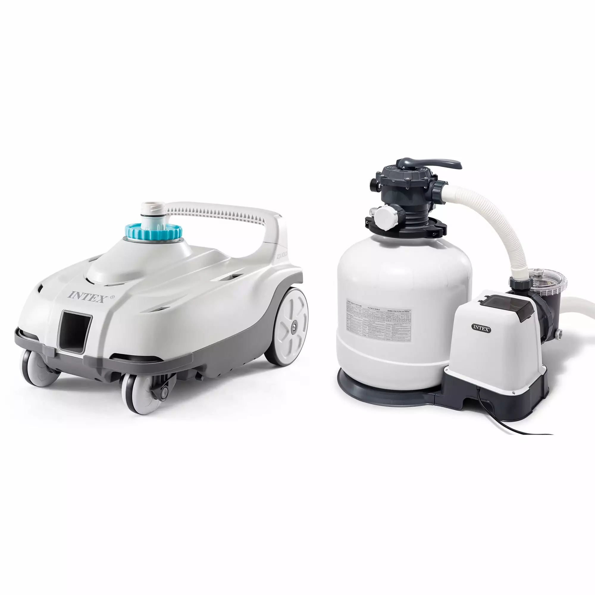 Intex ZX100 Automatic Pressure Side Pool Cleaner Sand Filter Pump Inground Pools