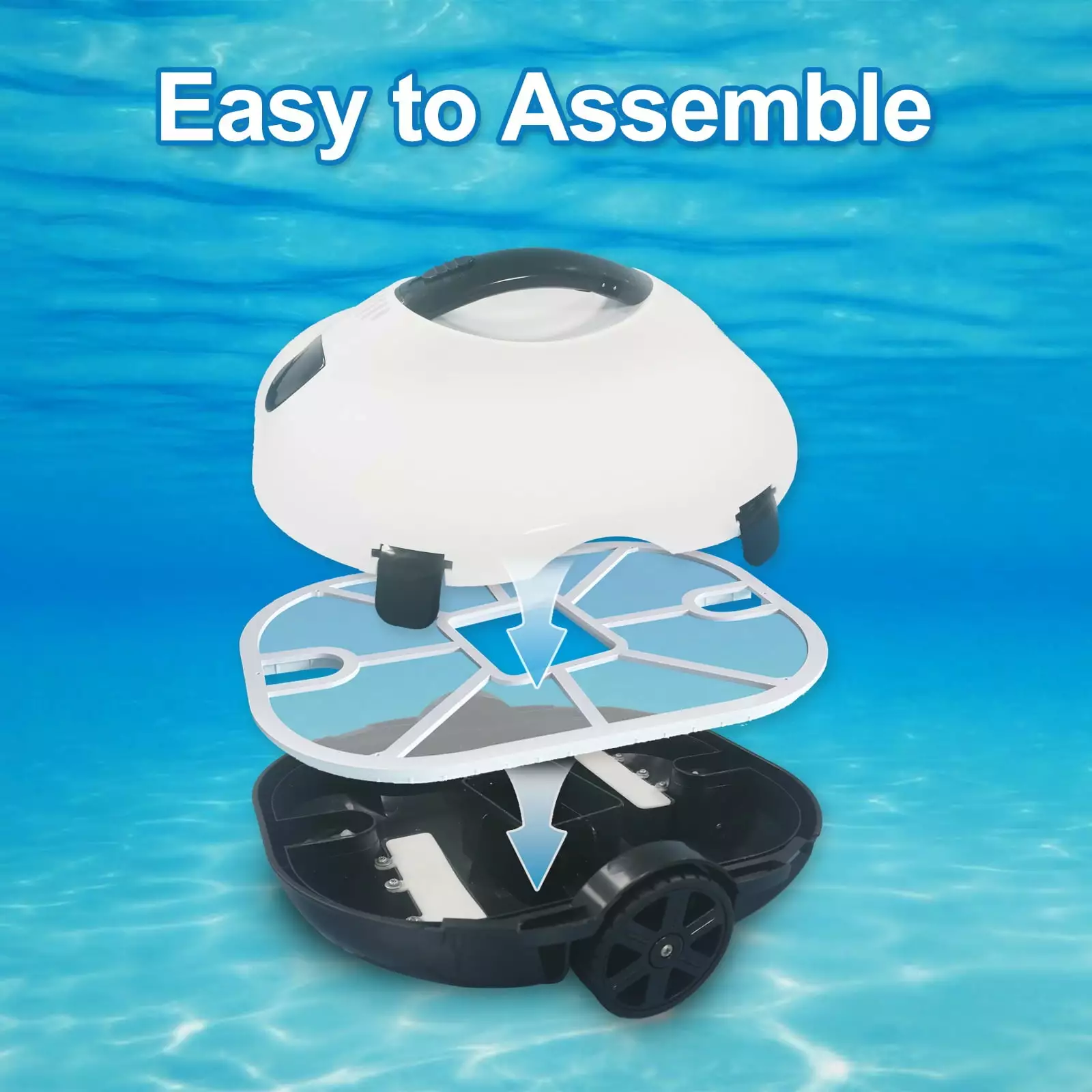 Buzhi Pool Cleaner Snnozy Cleaner Coless Pool Automatic Vacuum TOMSHOO