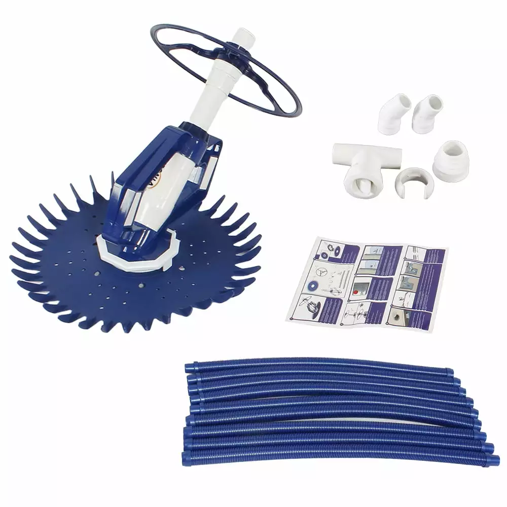 UBesGoo Pool Cleaner Swimming Pool Vacuum Sweeper Creepy Crawler Blue