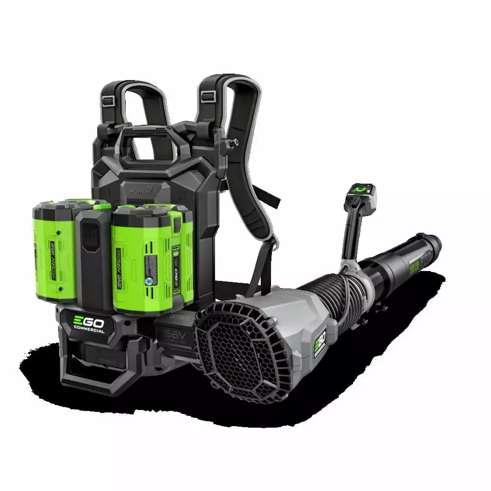 Ego Commercial Backpack Blower Kit 800 Cfm 2X 10Ah Battery And 560W Charger