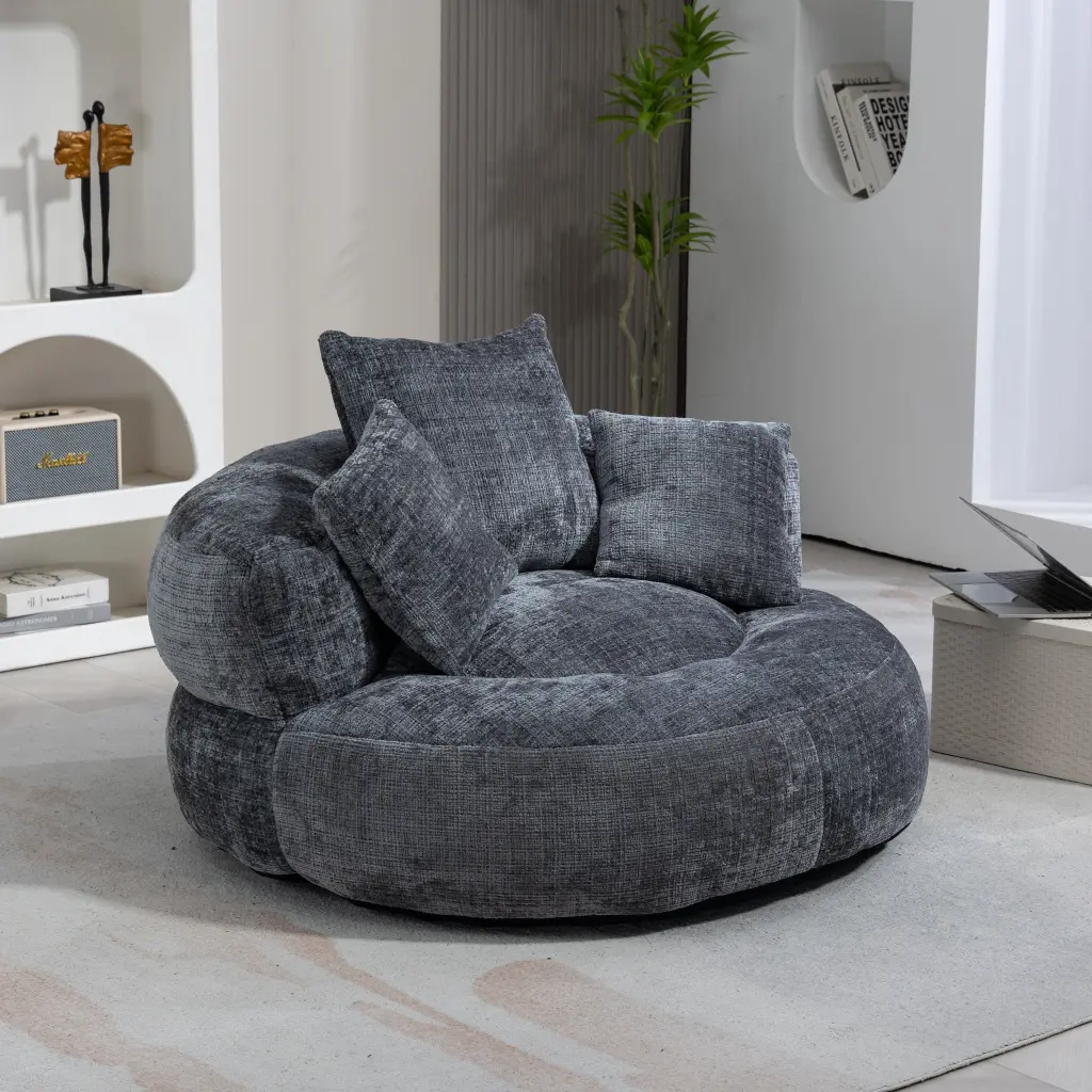 Coolmore Lazy Sofa Long-lasting Ease Lounger High Back Bean Bag Chair coolmore w-395