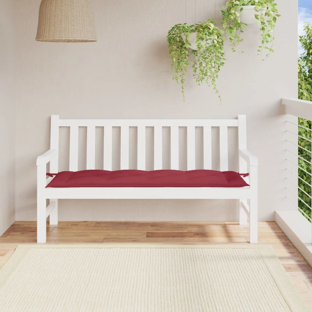 vidaXL Light Blue Garden Bench Cushions 2pcs 47.2x19.7x2.8 Oxford Fabric Outdoor Seat Pads