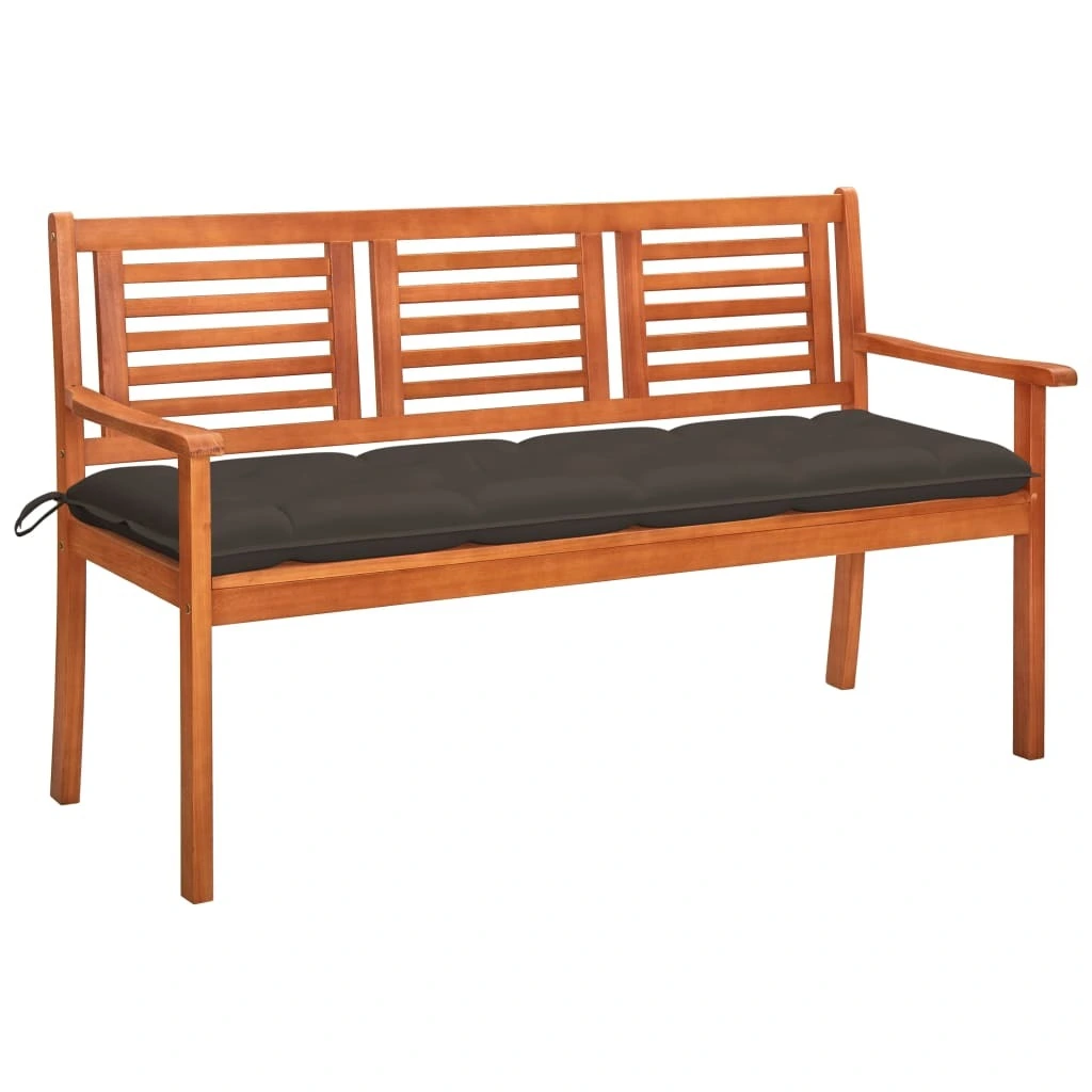vidaXL Wine Red Garden Bench Cushion 59.1x19.7x2.8 Oxford Fabric Durable Outdoor Seat Pad