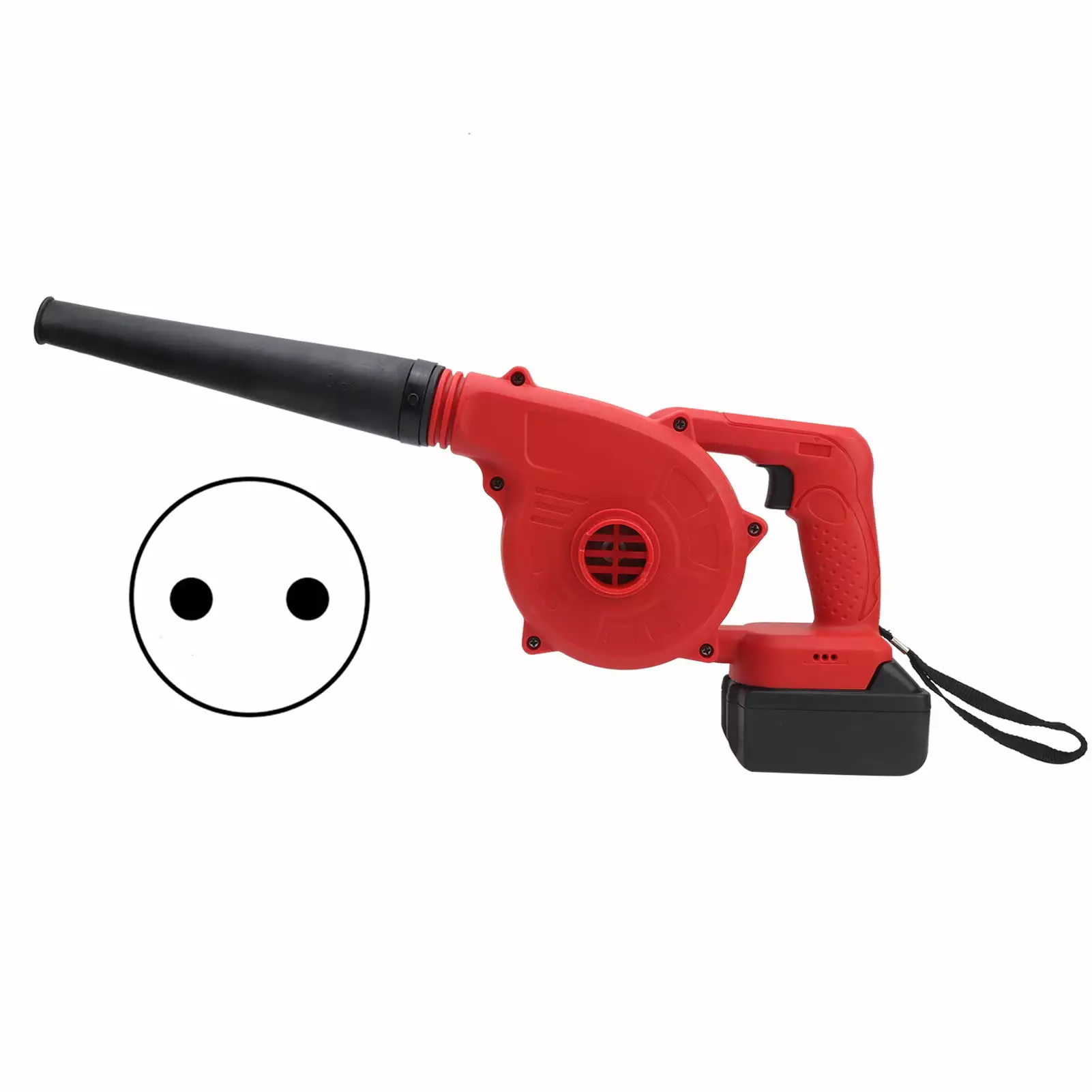 Cordless Blower Lithium Electric Blow Suction Dual Use Computer Dust Gatheror AC110 240VEU Plug XueChunMei12