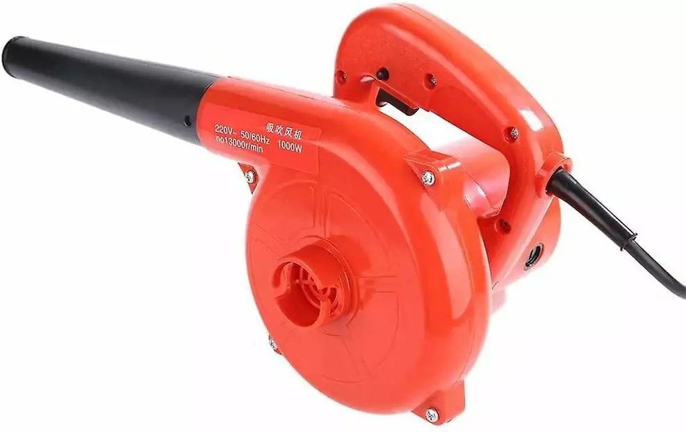 ZHXNE High Power Electric Blower Adjustable Speed Houtilizehold Dust Removal (Red)