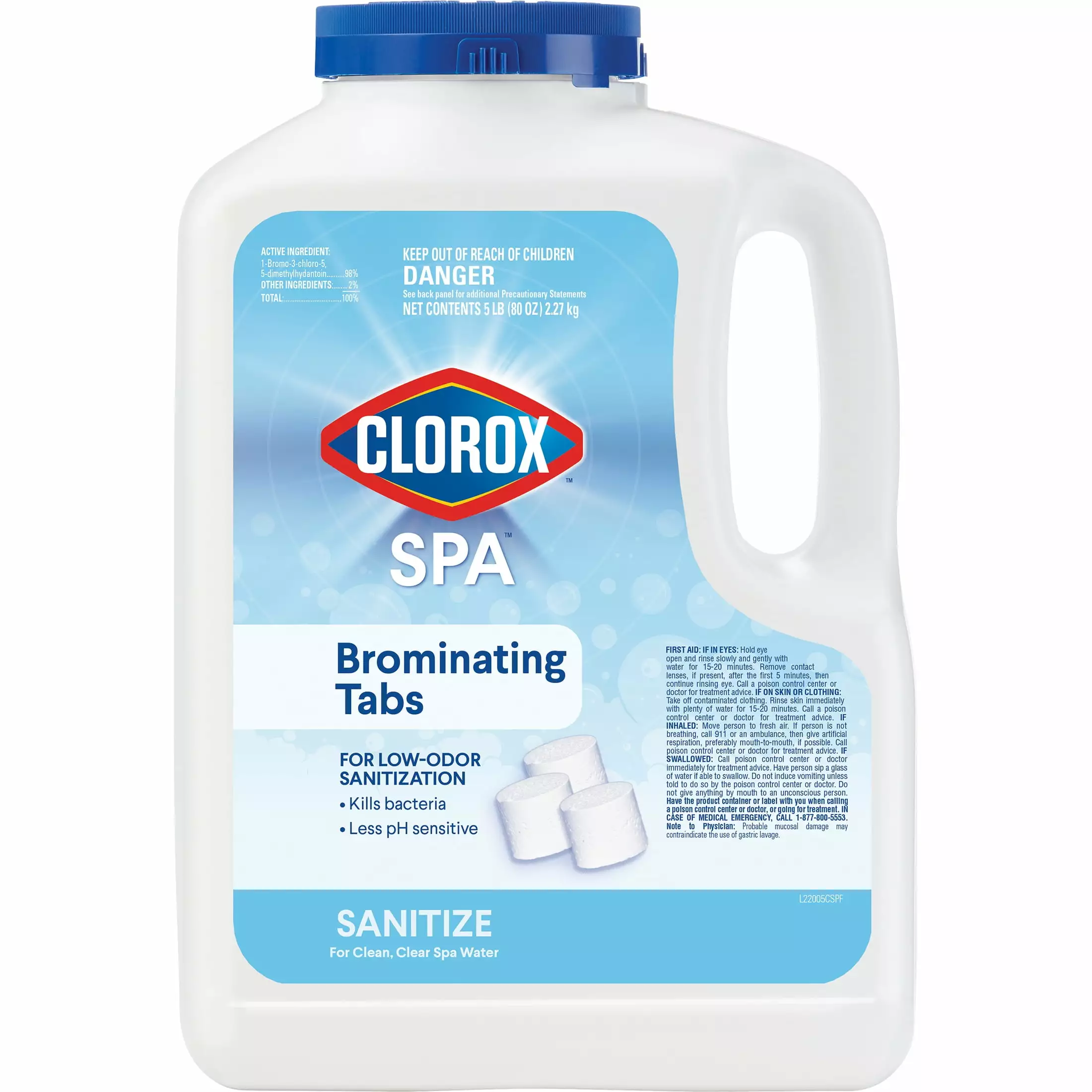 Clorox Spa Brominating Tablets 5 lb Hot Tub Sanitizer Clorox Pool&Spa