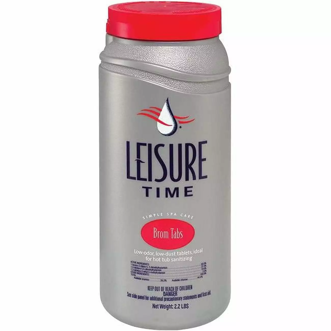 Leisure Time 2.2 lbs Low-Odor Bromine Tablet - 12 per Case Spa and Hot Tub Sanitation