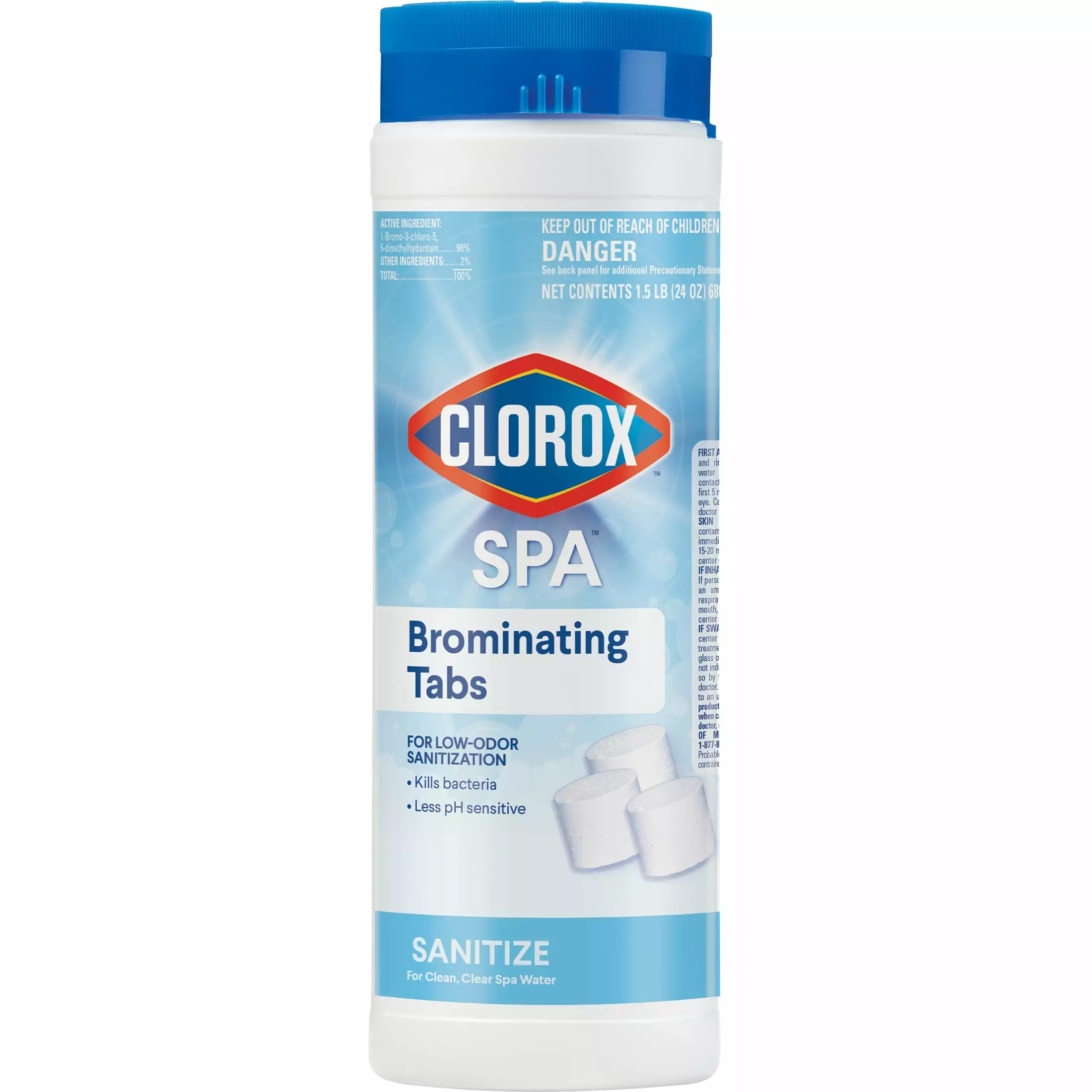 Clorox Spa Brominating Tablets 1.5 lb - Long Lasting Spa Sanitizer Clorox Pool&Spa