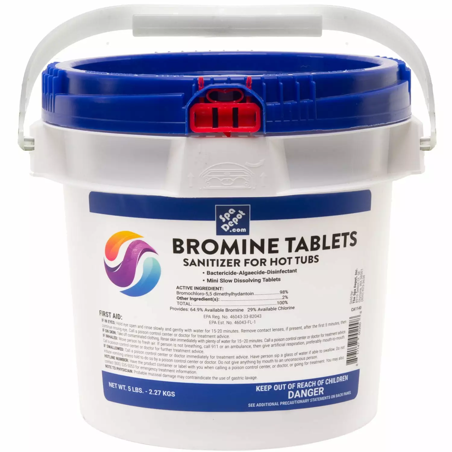 1 Bromine Brominating Tablets 5 lbs Spas and Hot Tubs SPA DEPOT