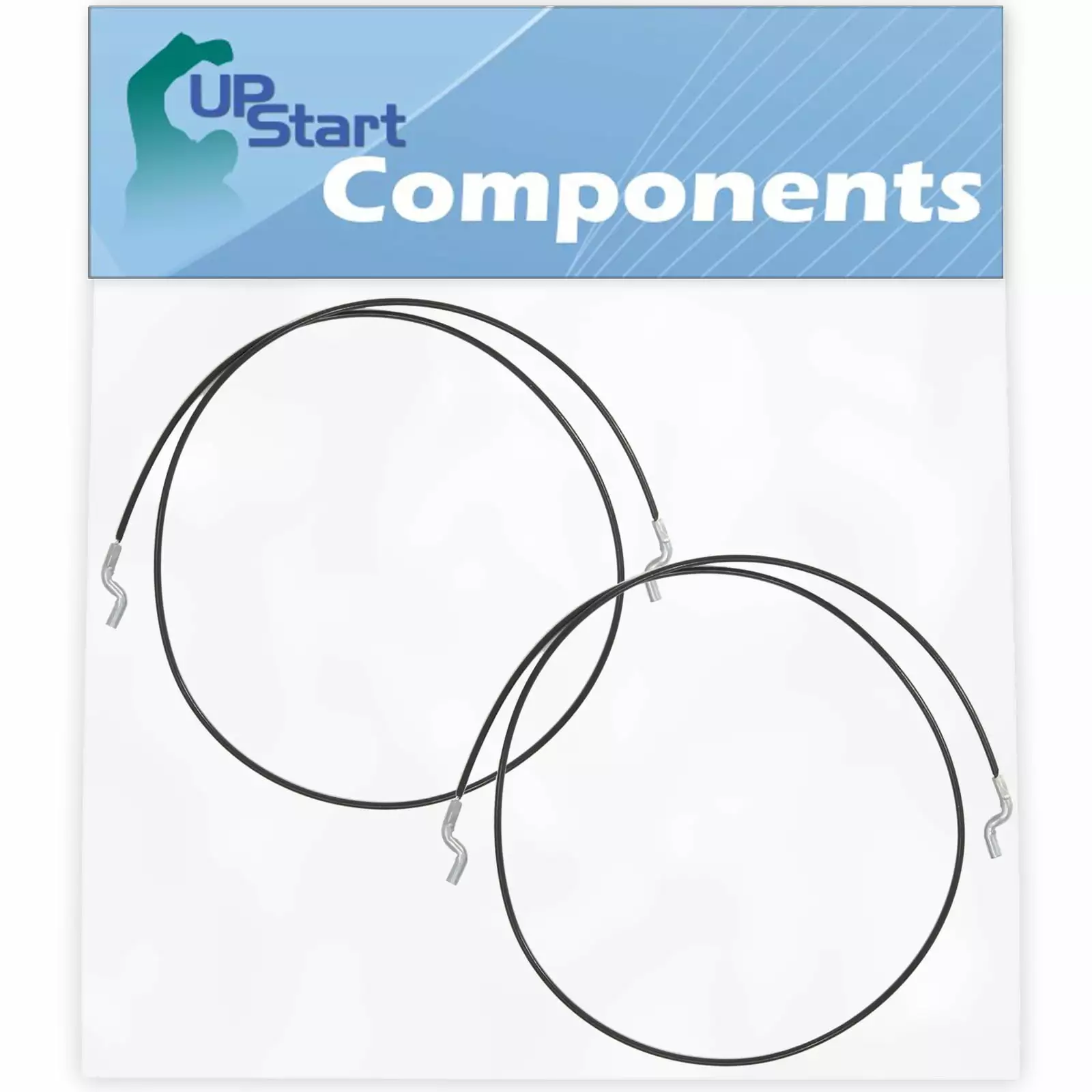 2-Pack 1501123MA Clutch Cable Replacement Craftsman 536881550 Snowblower - Synergistic 1501123MA Drive Cable UpStart Compo...