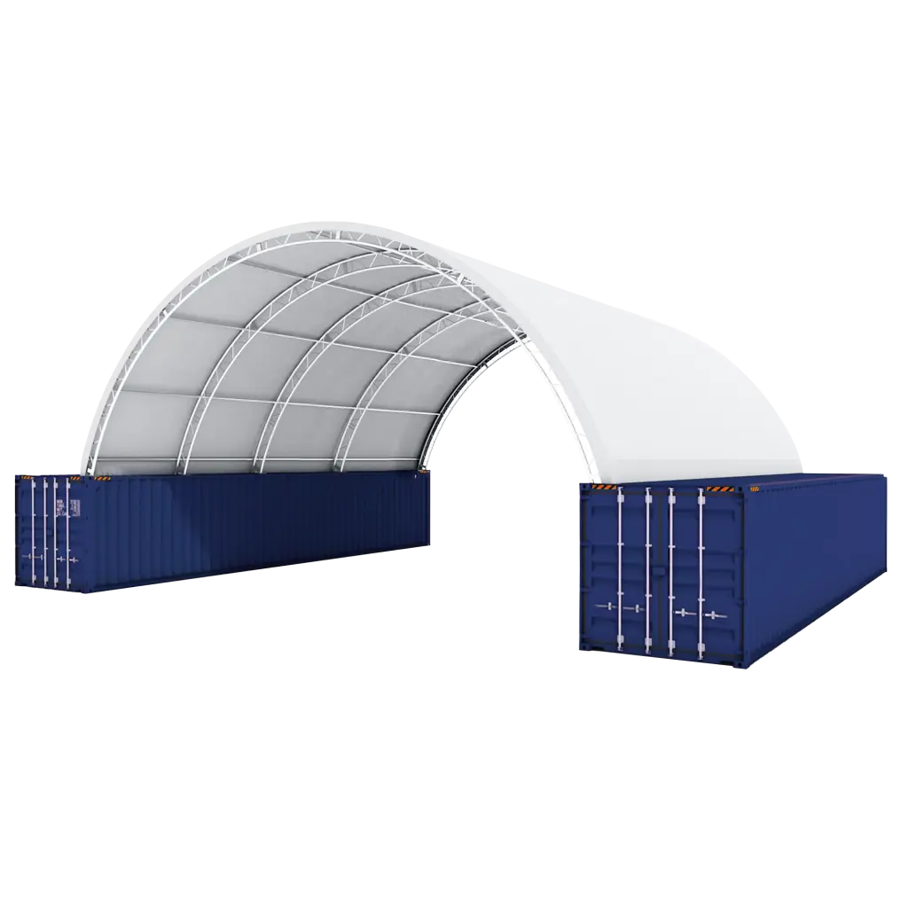 Ping Container Canopy Shelter Double Truss 40X40X15 22 Oz PVC White Outdoor Event Tent chery industrial inc