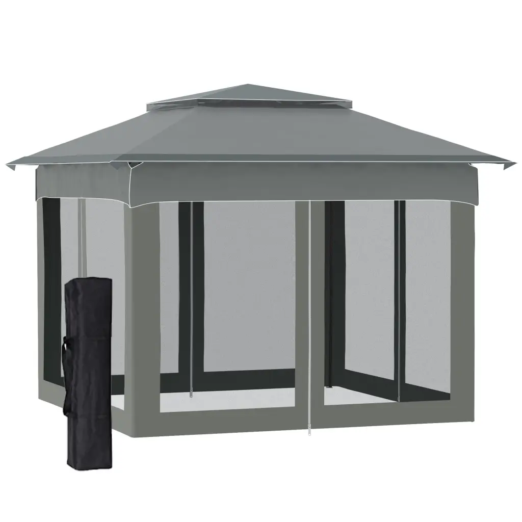 Outsunny 11 X 11 Pop Up Canopy Outdoor Patio Gazebo Shelter aosom business
