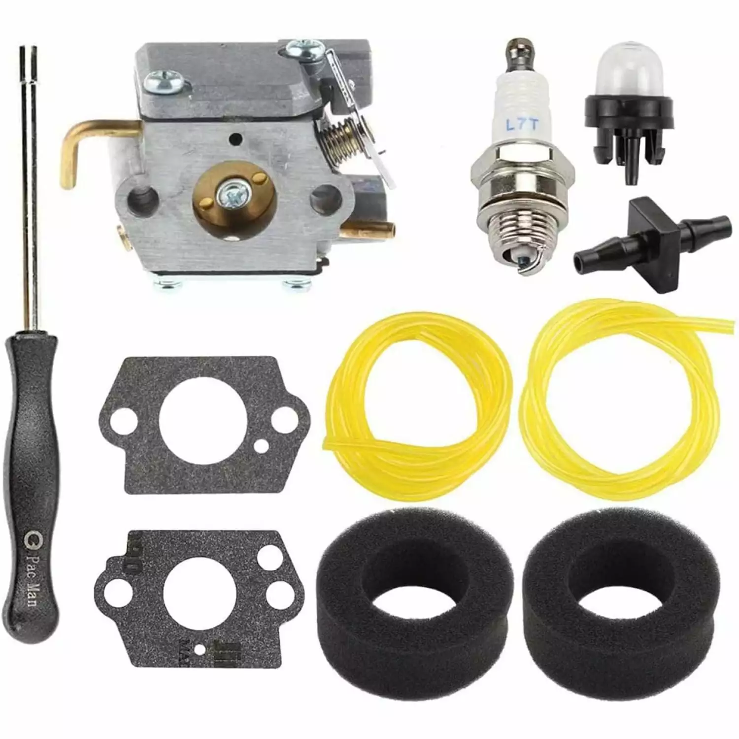 Hippotech WT-827 Carburetor MTD Ryobi 120R 280 410r 600r 700r 700rVP 704r 704rVP 705r 720r 725r 750r 765r 766r 767r 770rEB...