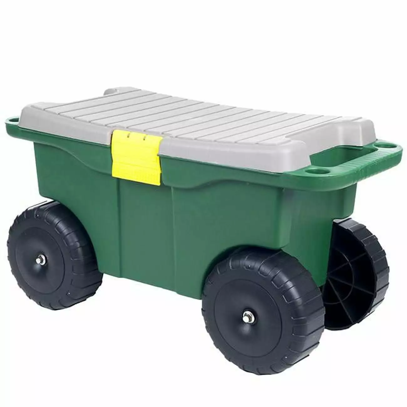 20 . Plastic Garden Storage Cart & Scooter