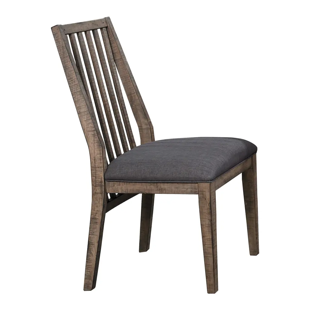 Wooden Side Chairs 2Pc Set Padded Fabric Covered Seats Natural Weather Resistant Outdoor Chairs kanepe