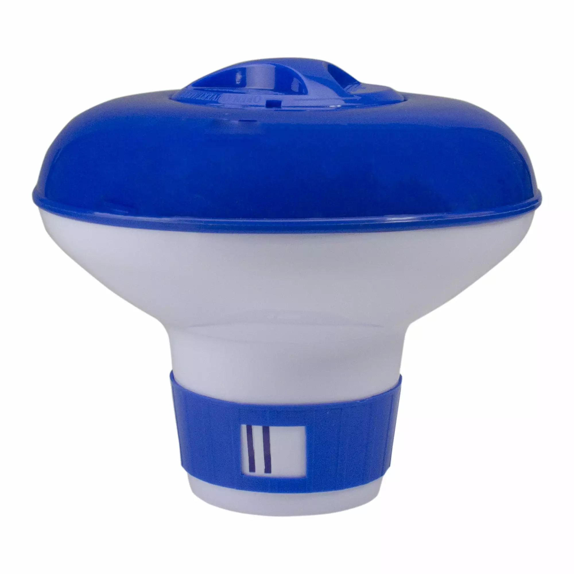 Northlight Floating Swimming Pool Chlorine Dispenser 8.5 Inch - Blue/White