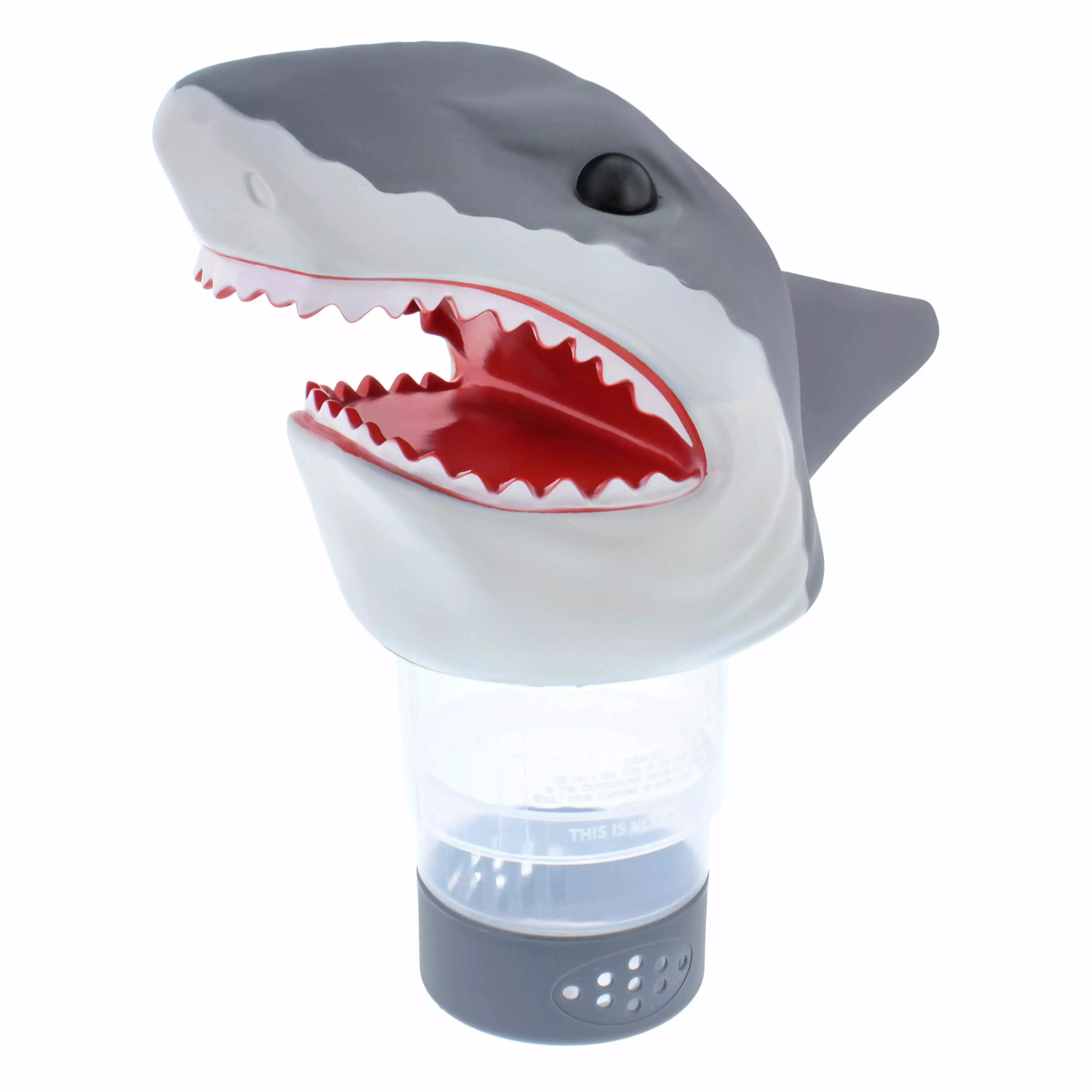 U.S. Pool Supply Open Jaws Shark Floating Pool Chlorine Dispenser Holds 3 Tablets