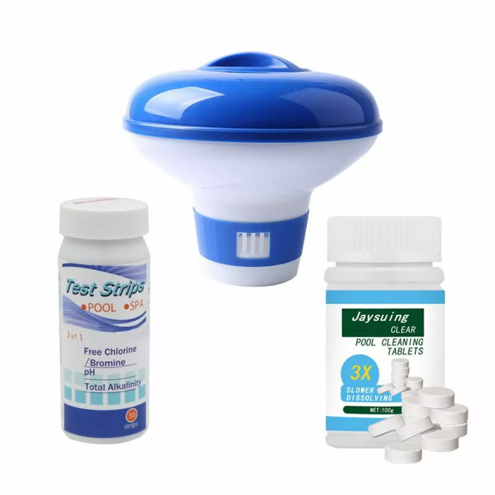 Floating Chlorine Dispenser Purifier Tablets Pool Spa Hot Tub and Fountain Naiyafly