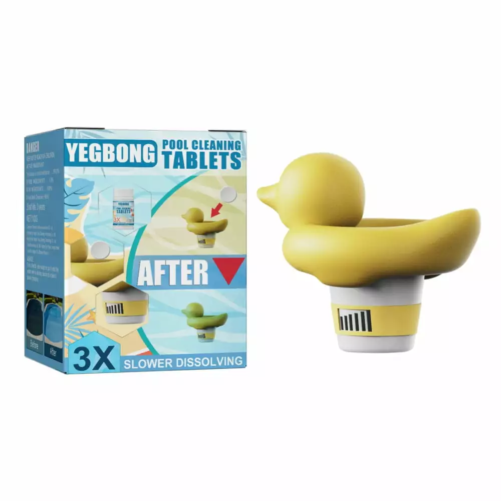 Chlorine Floater Duck Shaped Floating Pool Chlorine Dispenser Large Small Pools Hot Tubs Spas Slopehill