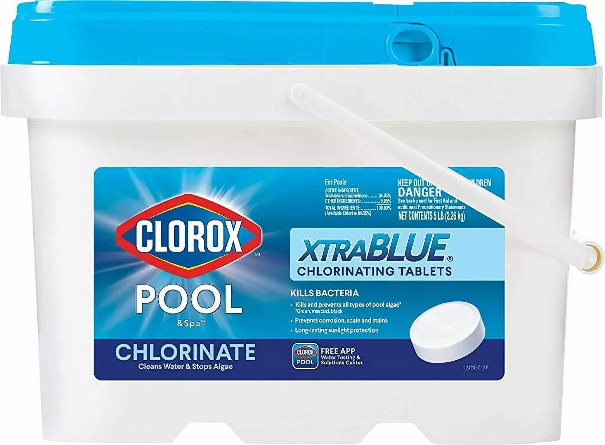CLOROX Pool & Spa XtraBlue 3-Inch Chlorinating Tablets 5-Pound