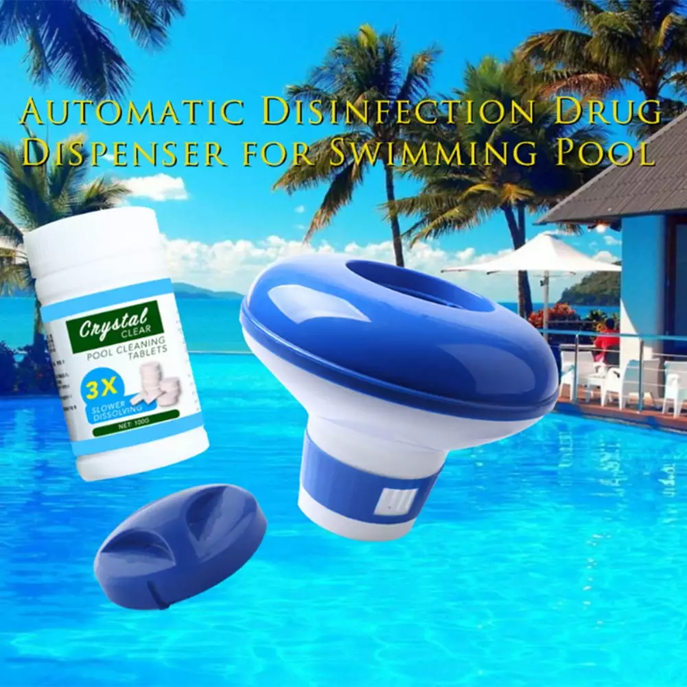 100g Magic Pool Cleaning Effervescent Chlorine Tablets Cage Disinfectant Swimming Pool Clarifier Firlar