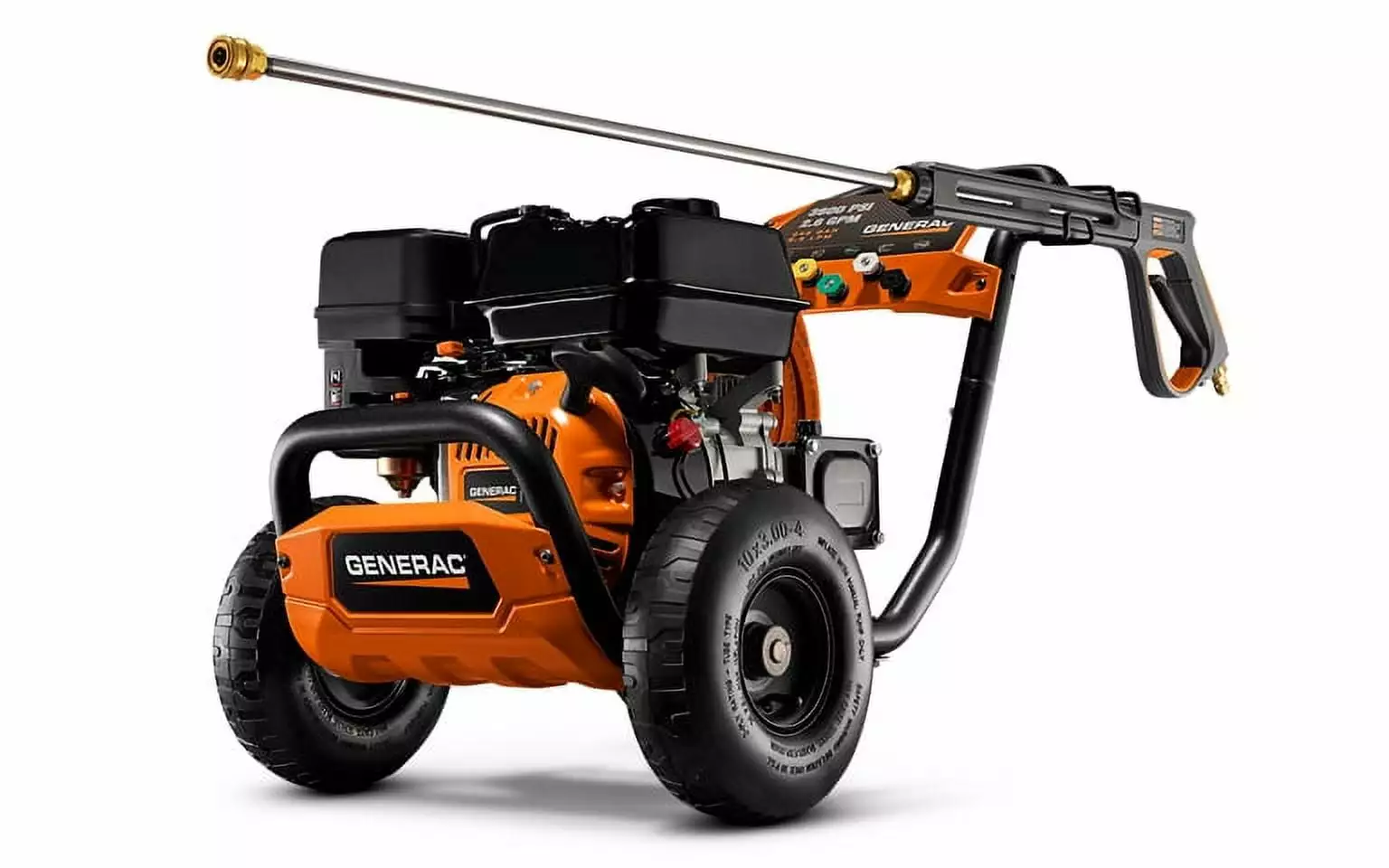 Generac 6924 Commercial 3600 PSI 2.6 GPM Cold Water Gas Pressure Washer