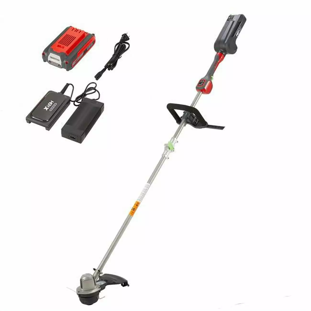 14 . 40V Cordless Brushless String Trimmer Charger & Battery. Red & Green Balcony Beyond