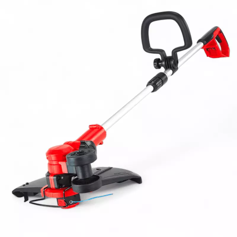 12 Inch String Trimmer 20Volt Cordless Battery Operated Garden Lawn Weed Cutter. Red C (Tool Only) Bauer