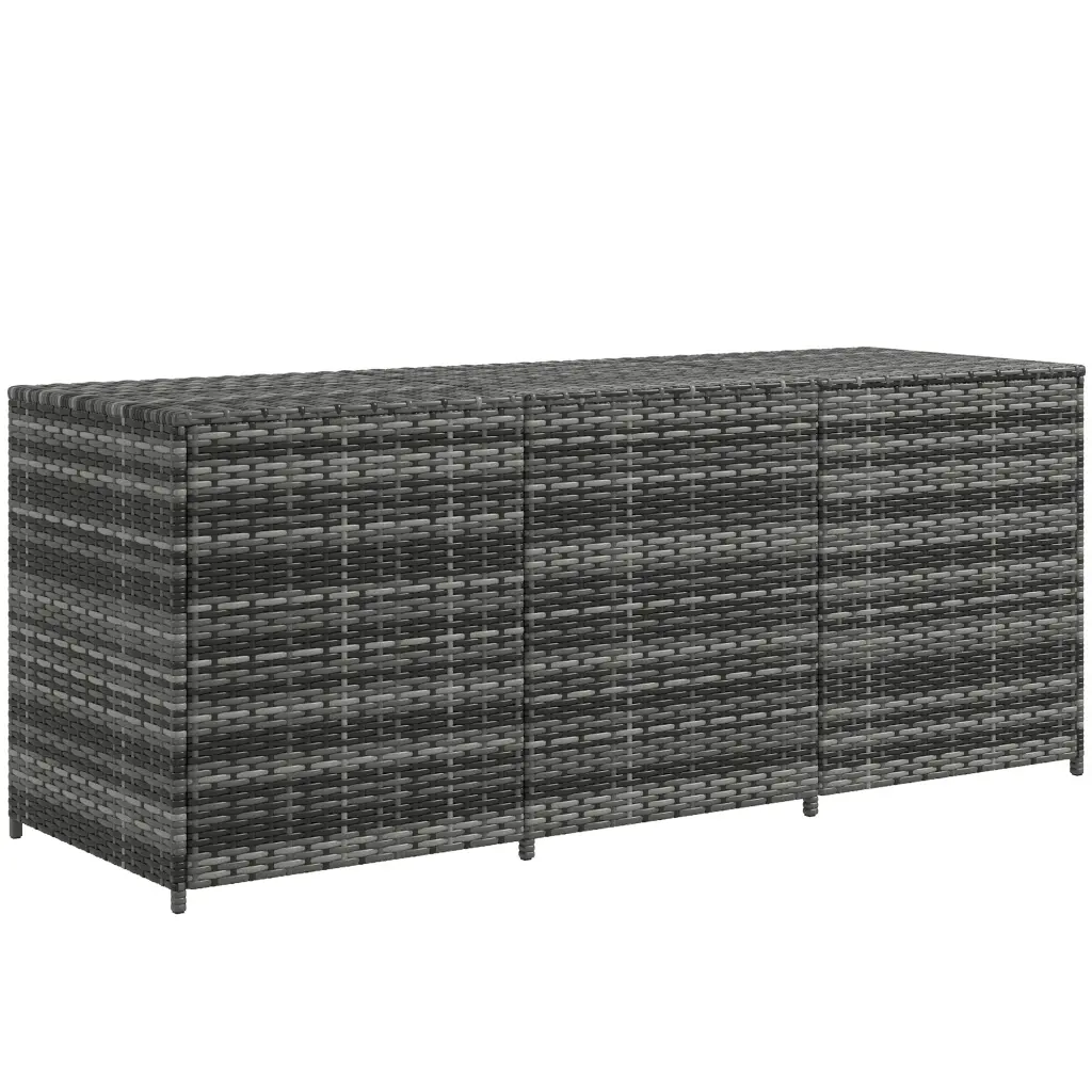 Outsunny 175 Gallon Outdoor Storage Box Inner Liner PE Rattan Wicker Design aosom business