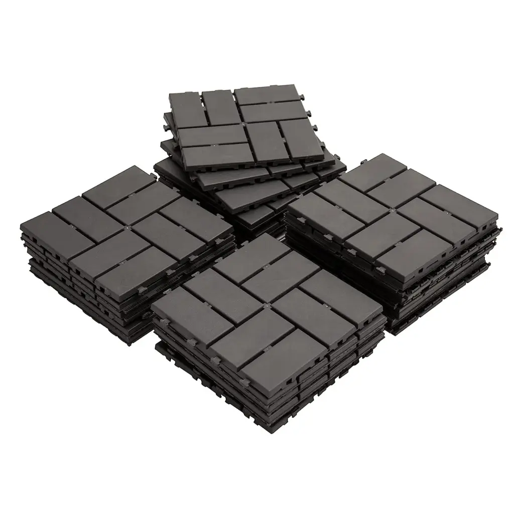 12x12 Inch Patio Interlocking Deck Tiles Composite Decking Tiles crefise patio life