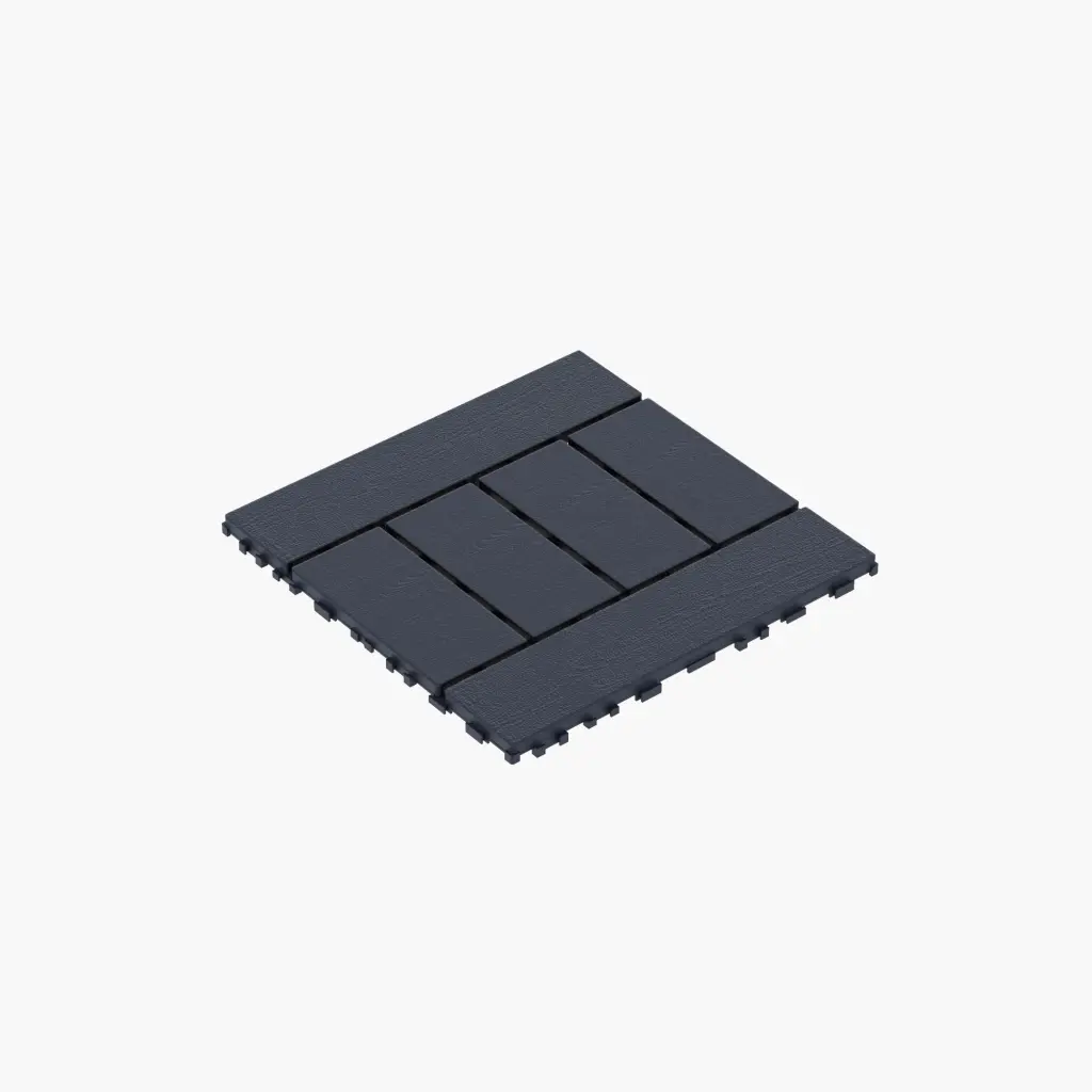 H Style 12 Inch Patio Deck Tiles DIY Module Interlocking Decking Flooring rnb
