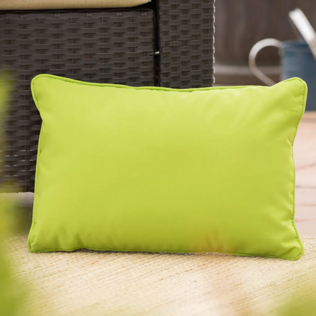 Coronado Rectangular Pillow Green Fabric nh-kisa
