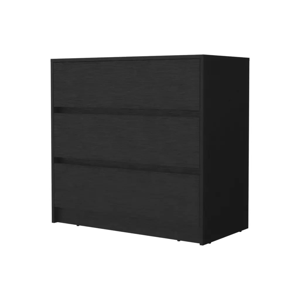 Avra 3 Drawer Gown Chest Manufactured Wood Top Front Bedroom Dresser rta mubles colombia