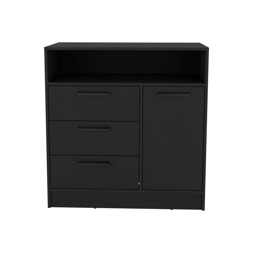 Drawer Dresser Torrey Bedroom Black Particle Board Storage Furniture treevol furniture
