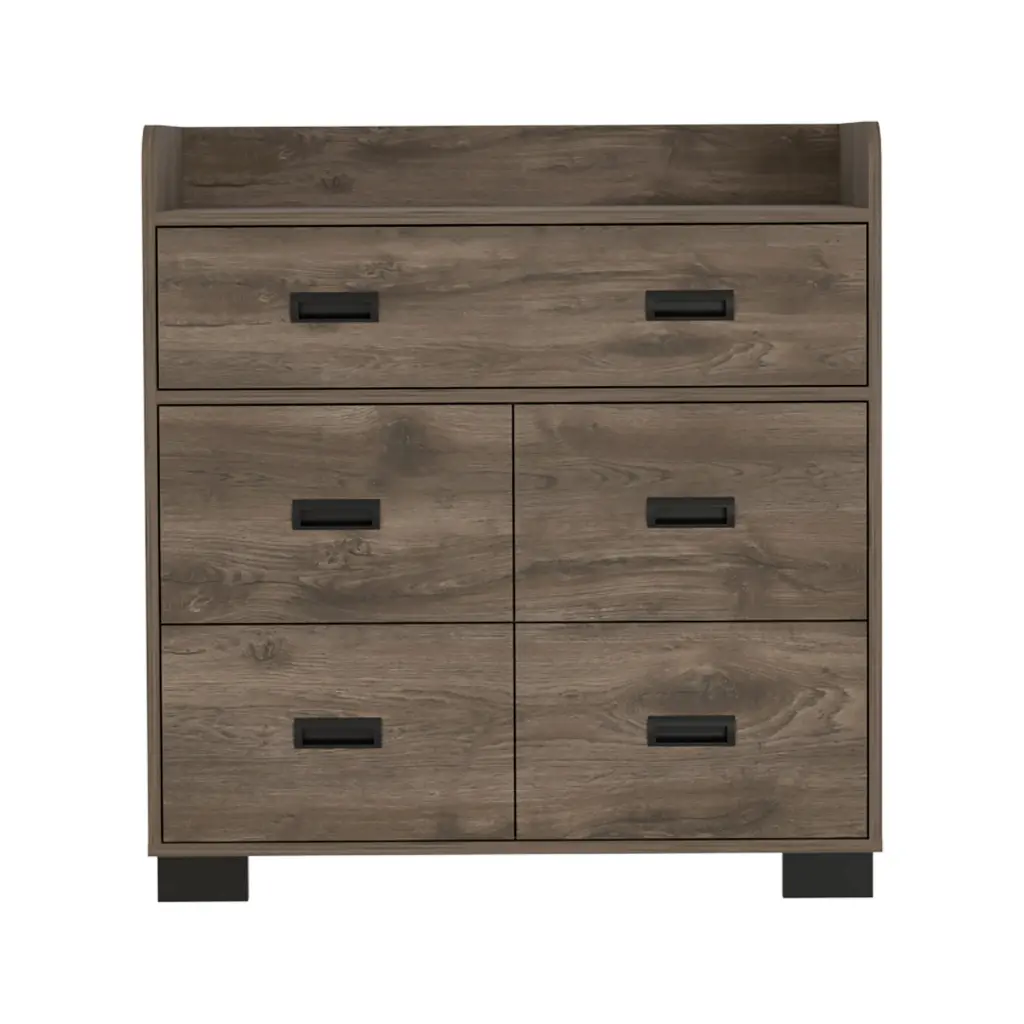 Gowner Wuuman Dark Brown Particle Board Bedroom Storage treevol furniture