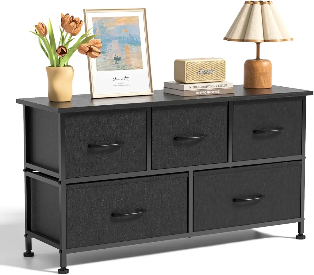 5 Drawers Dresser Bedroom Kids Room Furniture Wide Chest Drawers w1134dhs