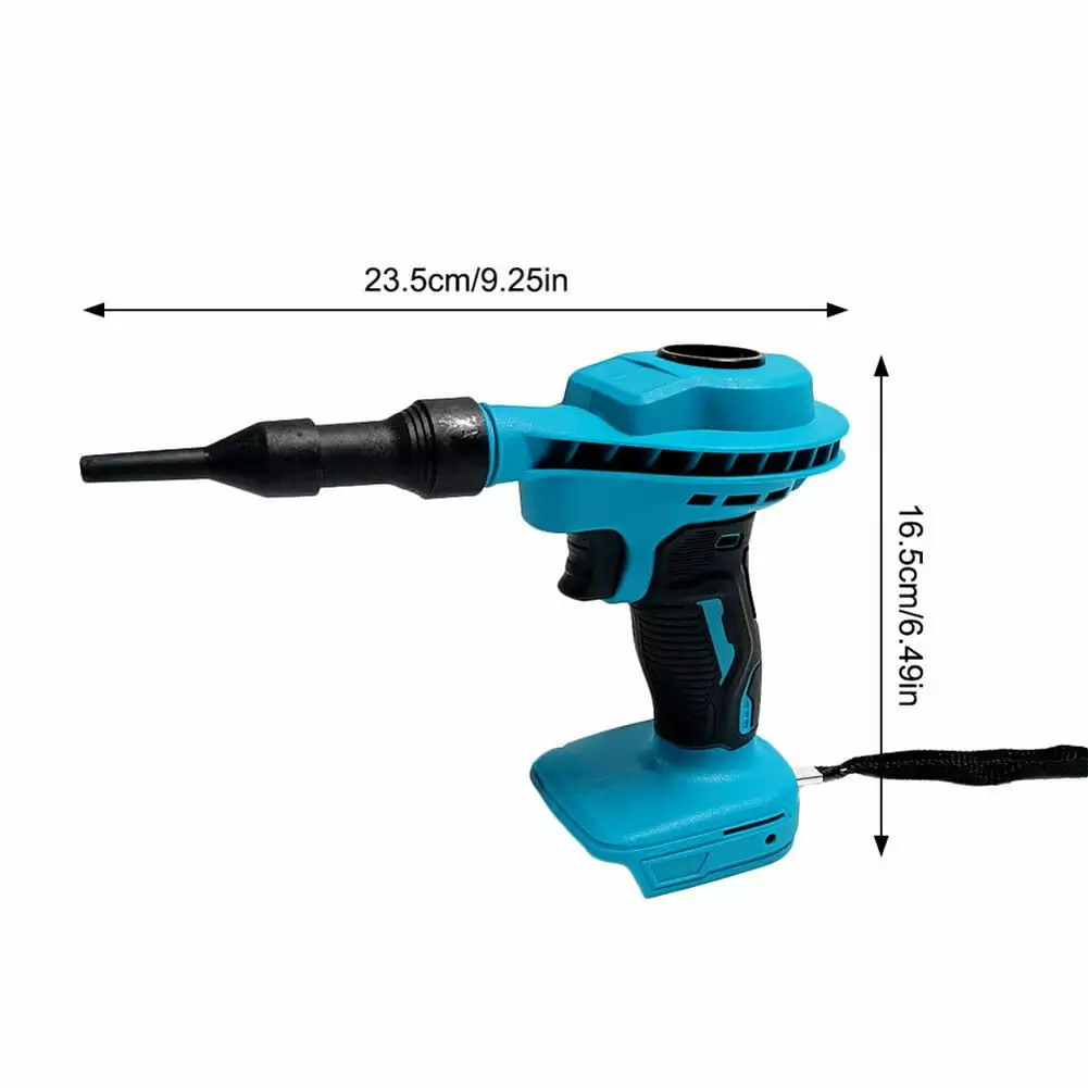 Cordless Dust Blower Inflator Vacuum Function Multifunction Battery Youworth