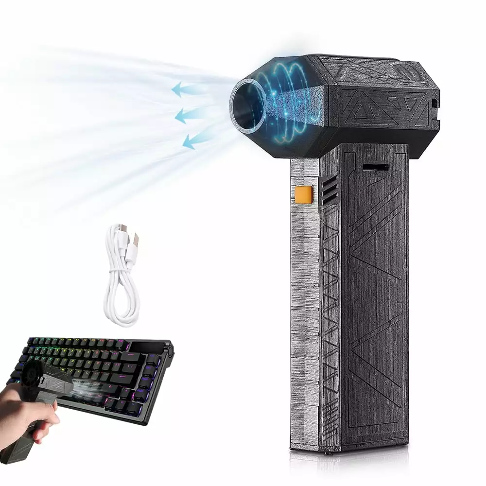 Blutilizea Electric Air Duster Turbo Jet Blower Mini Handheld 8000mAh Rechargeable - Home Garden Cars Computers Keyboards ...