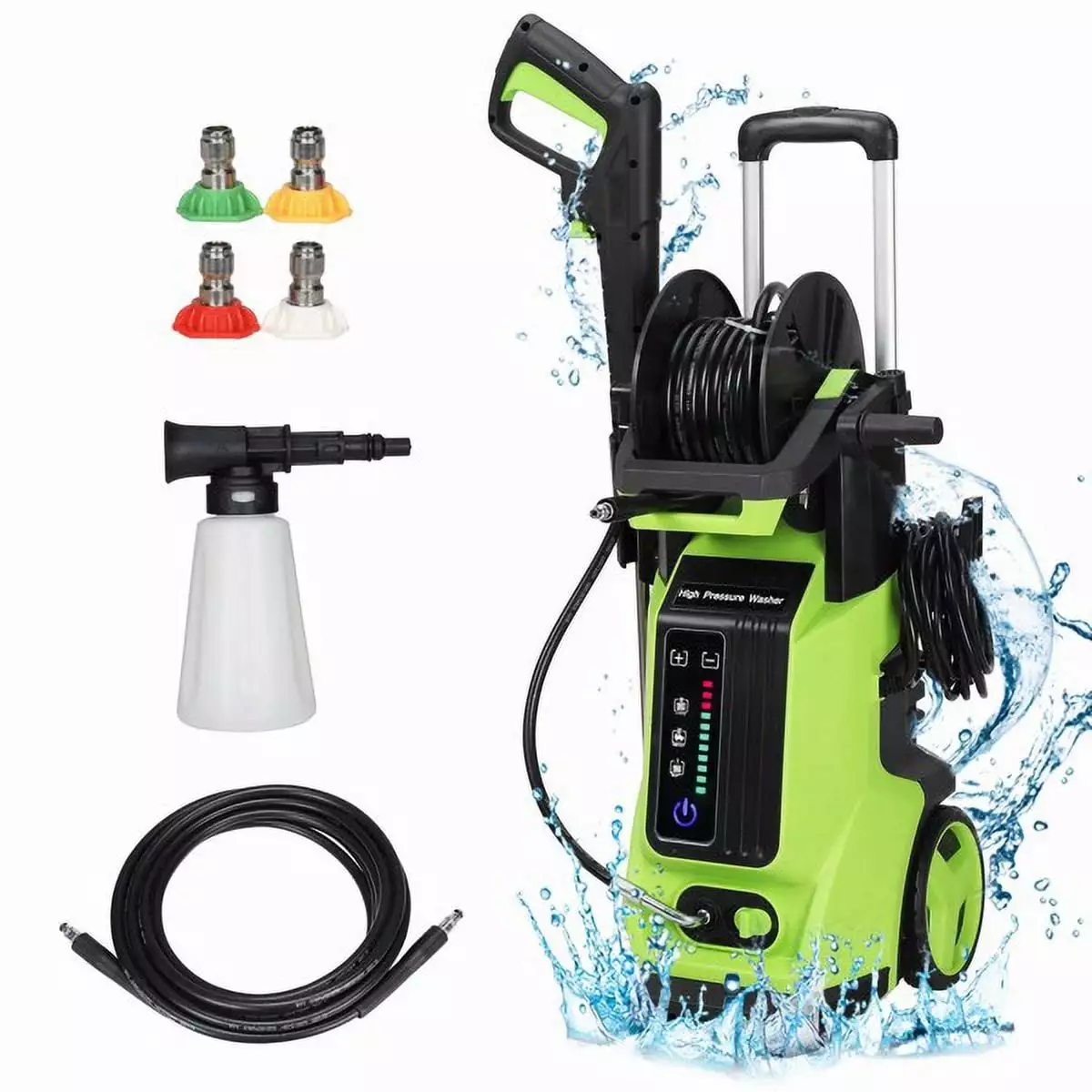 110V.3800PSI 102A 110V.3800PSI.1800W high pressure cleaner Green Niruo