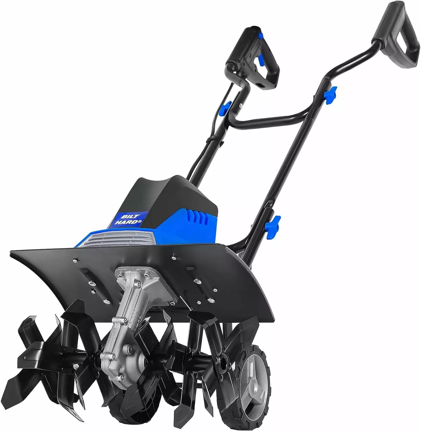 16 inch. 13.5 Amp 6 Steel Tines Tillers Gardening Foldable. Electric Garden Rototiller Adjustable Wheels LifeYung