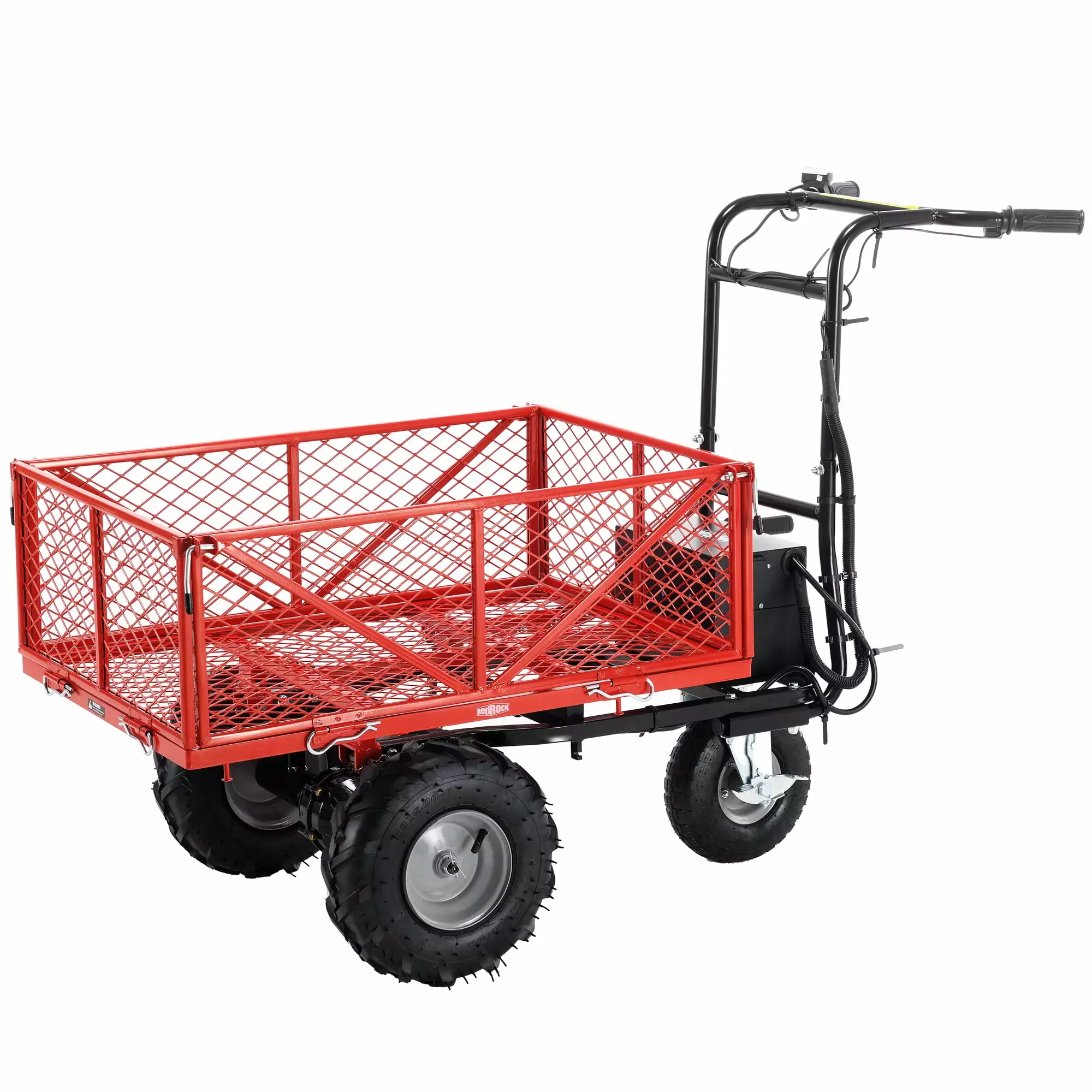 Dcenta Wheelbarrow Utility Cart Electric Powered Cart 48V28Ah .500W .Capacity 500lbs (230kg) .Material Hauler .1000lbs Towing