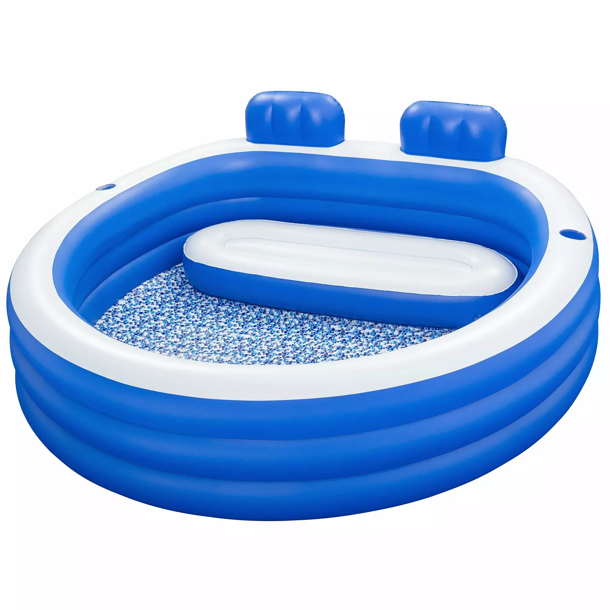 H2OGO Splash Paradise Family Pool 7'7 x 7'2 x 31 Inflatable Blue White Bestway 225 Gallon H2OGO!