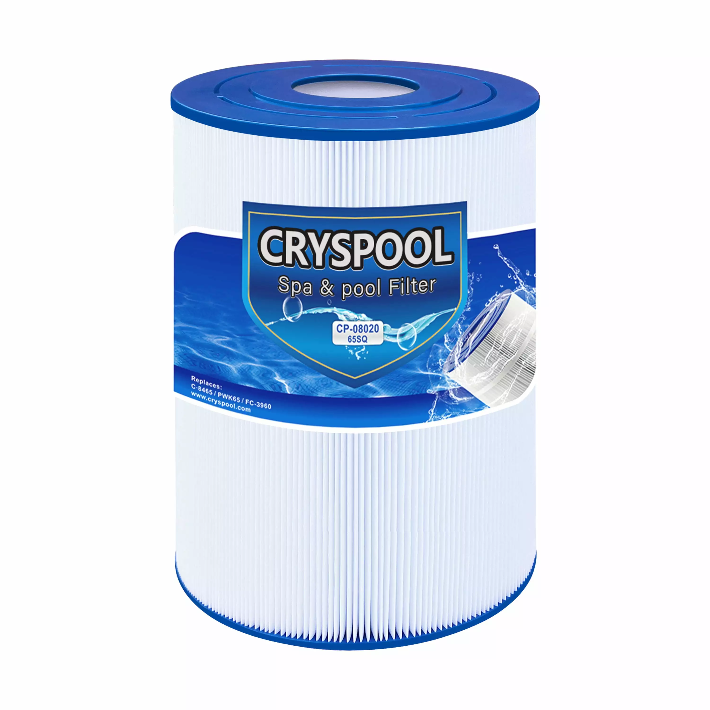 Cryspool PWK65 Hot Tub Filter Compatible Watkins 31114 Unicel C-8465 1 Pack