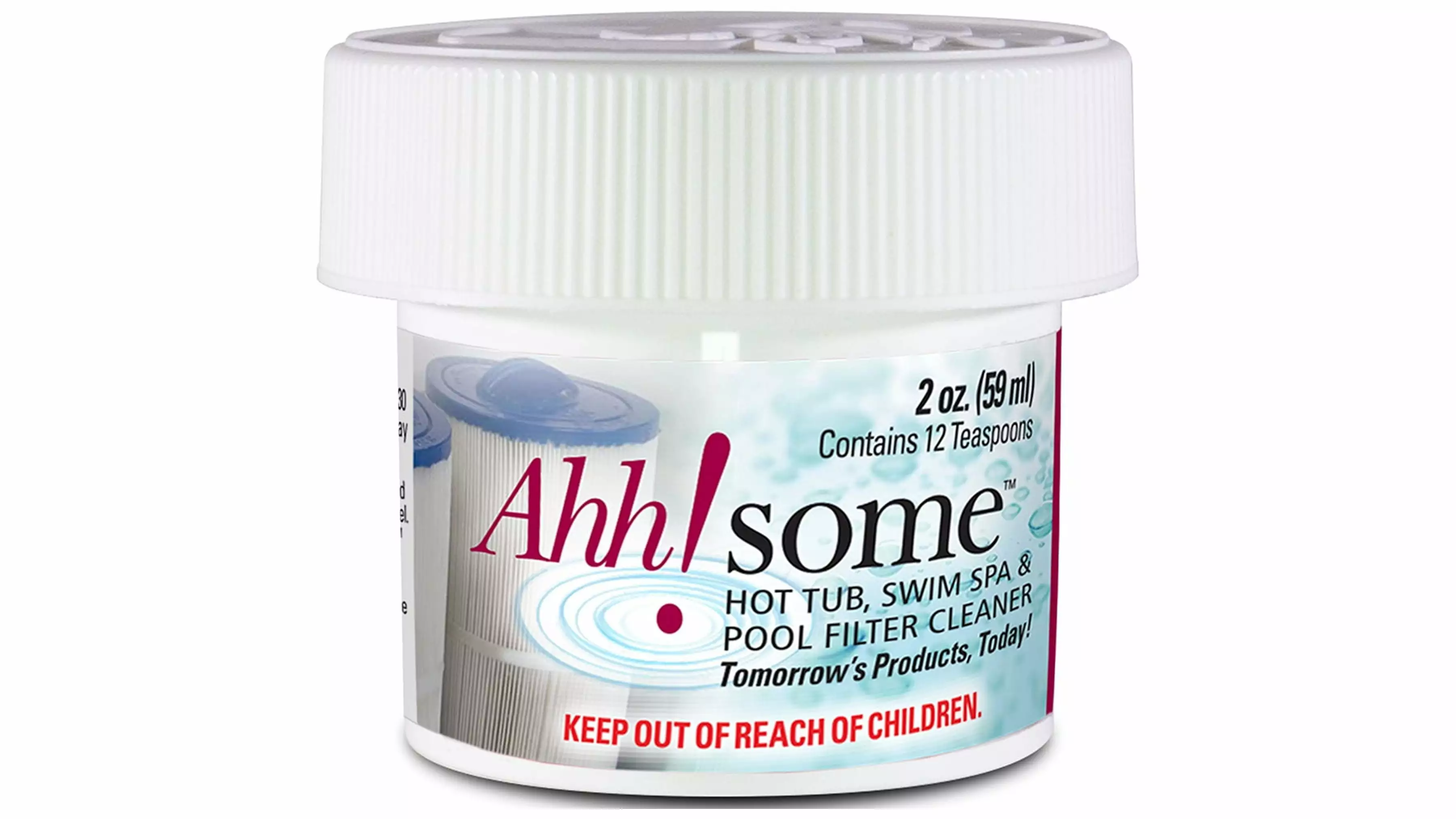 Ahh-Some Spa Pool Filter Cartridge Cleaner Hot Tub Filters Soak Solution 6 Months Cleaning