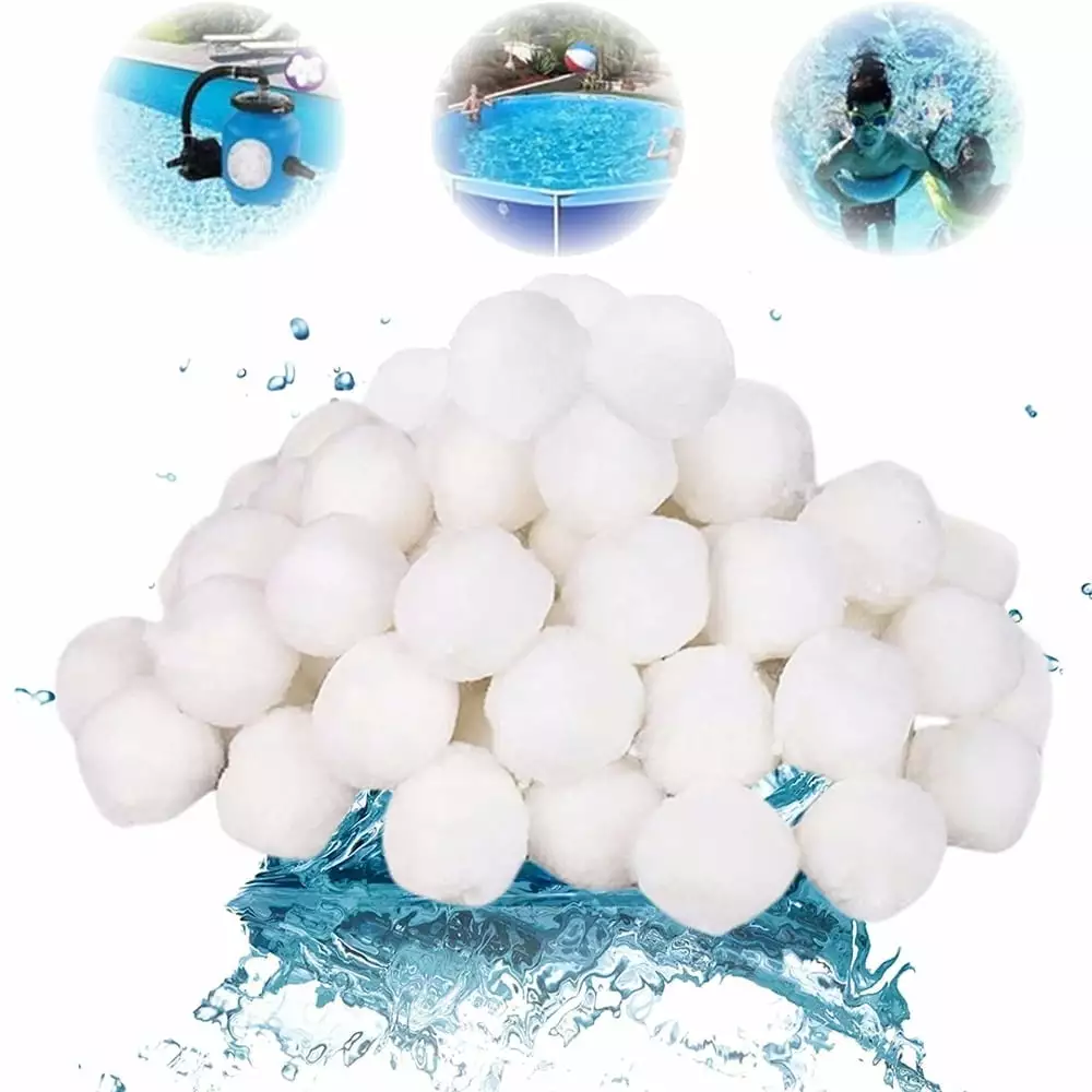1.5 lbs Pool Filter Balls Eco-Friendly Fiber Filter Media Sand Filters Equals 50 lbs Sand Sanxinyuan