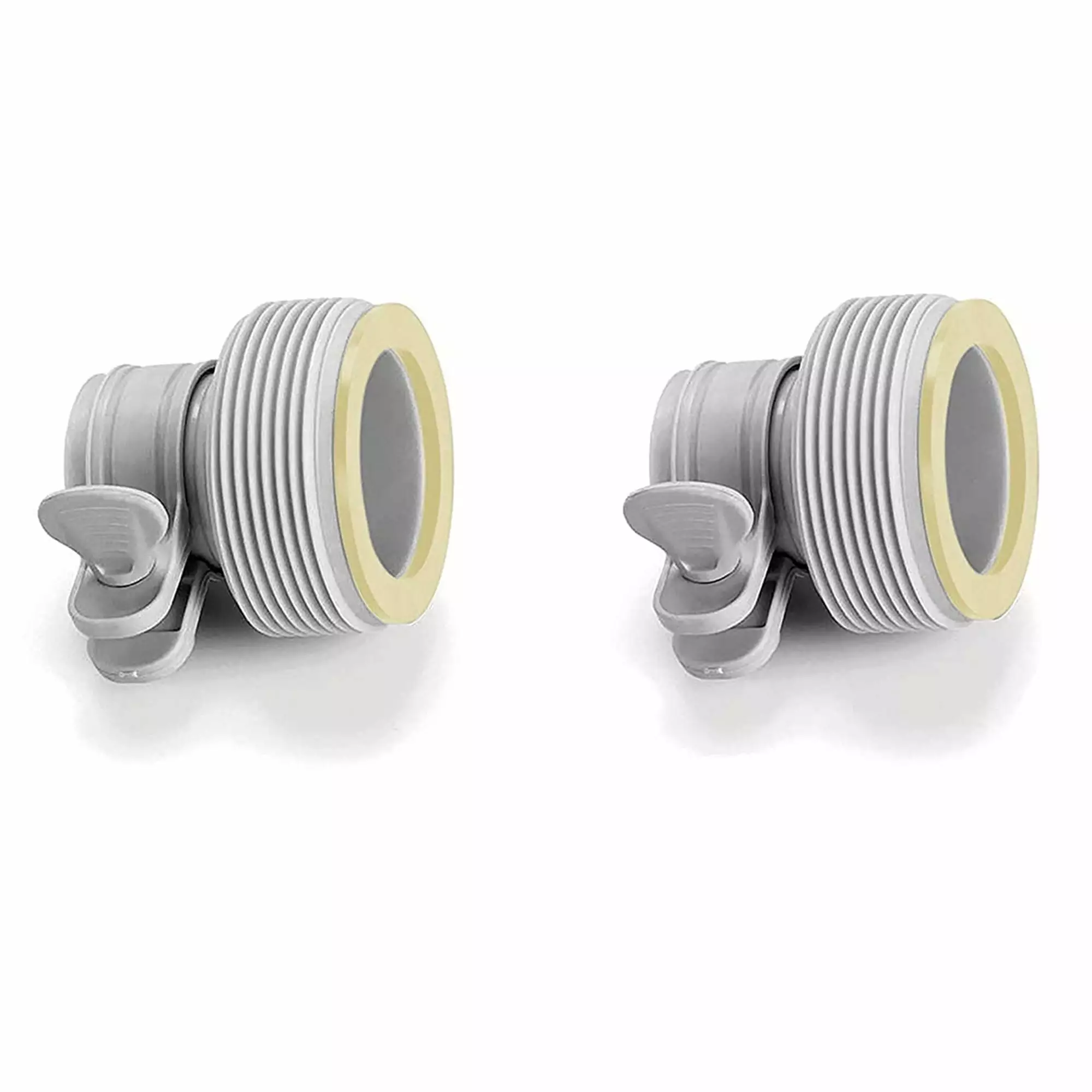 Intex 29061E Type B Pool Clamp on Fittings Converter Accessory Gray