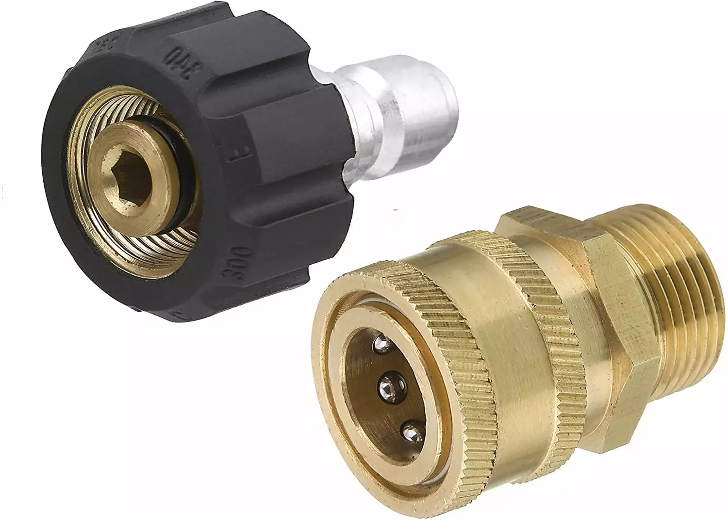Tool Daily Pressure Washer Modifyer Set. Quick Connect Kit. M22 14mm to M22 Metric Fitting. 5000 PSI