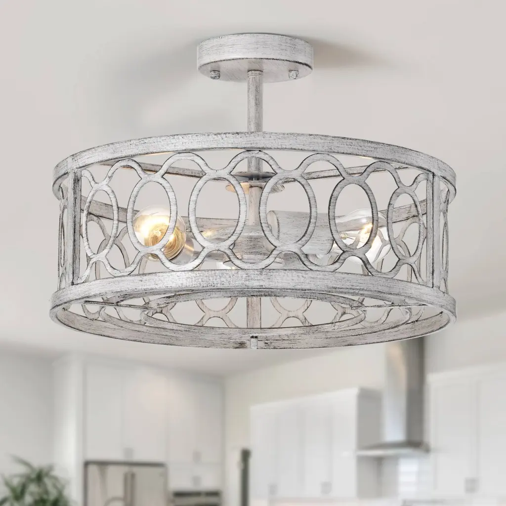 Flush Mount Ceiling Light Fixture Ceiling Mount 3 Light E26 Modern Lighting hengermei